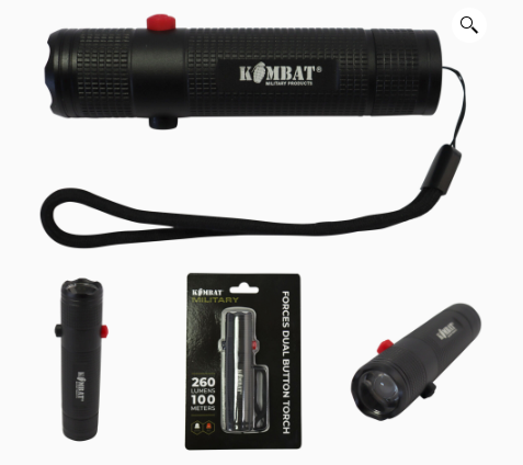 Kombat Dual Button Hand Torch Kombat Dual Button Hand Torch